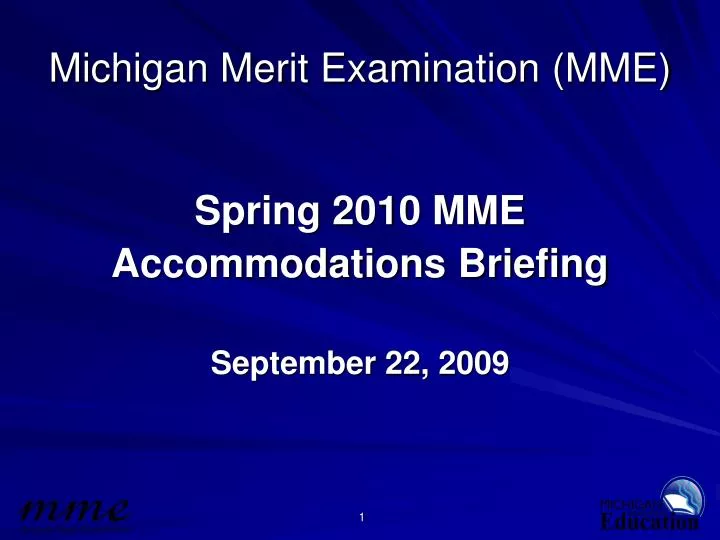 michigan merit examination mme