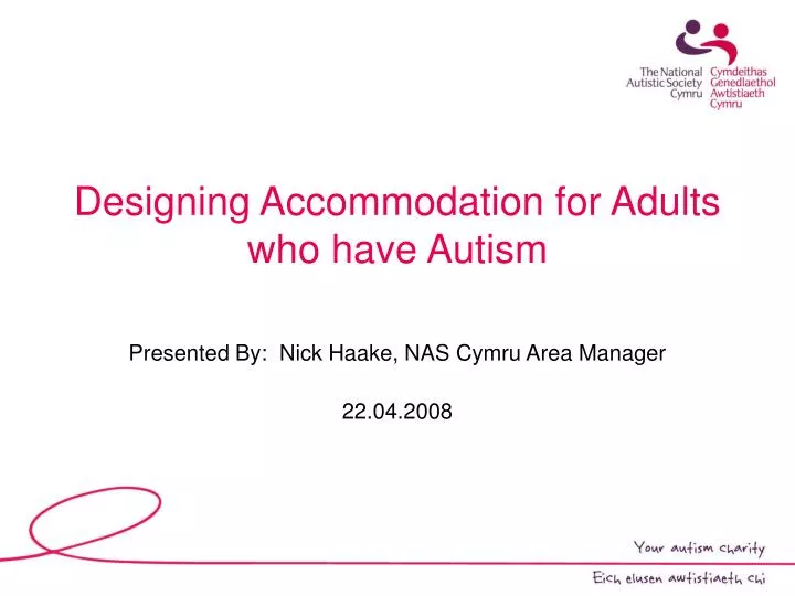 designing accommodation for adults who have autism