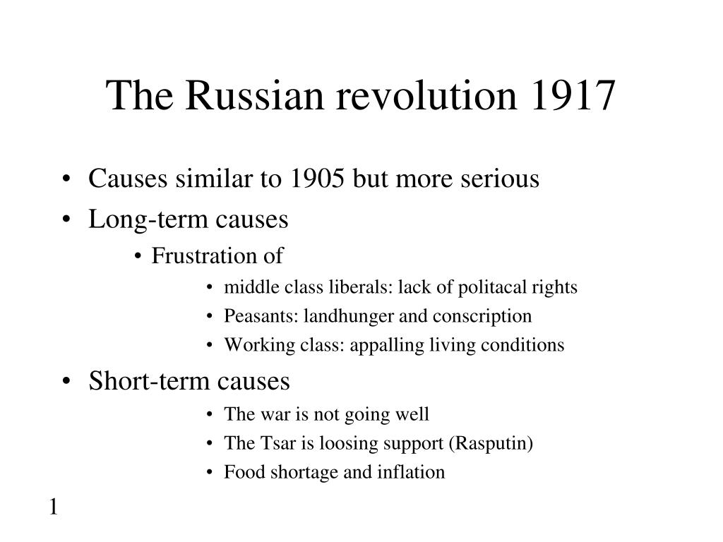 PPT - The Russian revolution 1917 PowerPoint Presentation, free ...