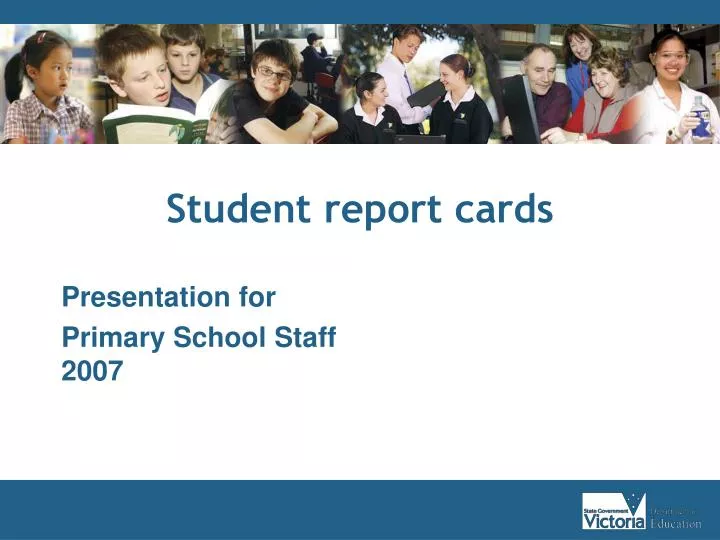 student report cards