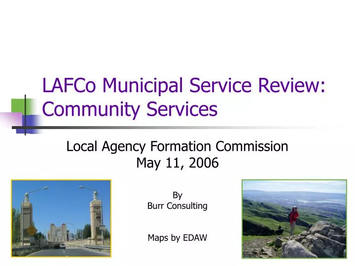 lafco municipal service review community services