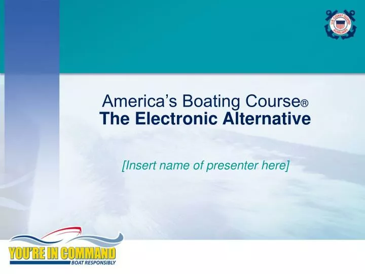america s boating course the electronic alternative