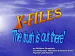 X-FILES - slide 1