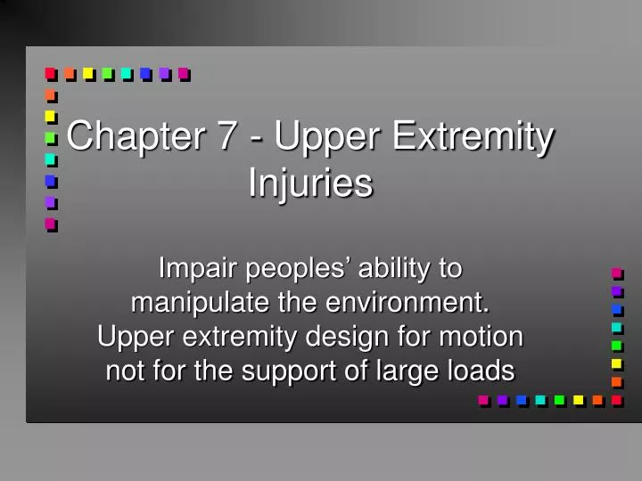 chapter 7 upper extremity injuries