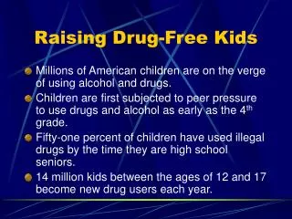 Raising Drug-Free Kids