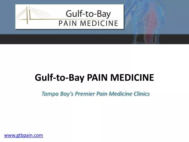 gulf to bay pain medicine