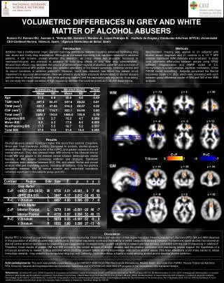 VOLUMETRIC DIFFERENCES IN GREY AND WHITE MATTER OF ALCOHOL ABUSERS