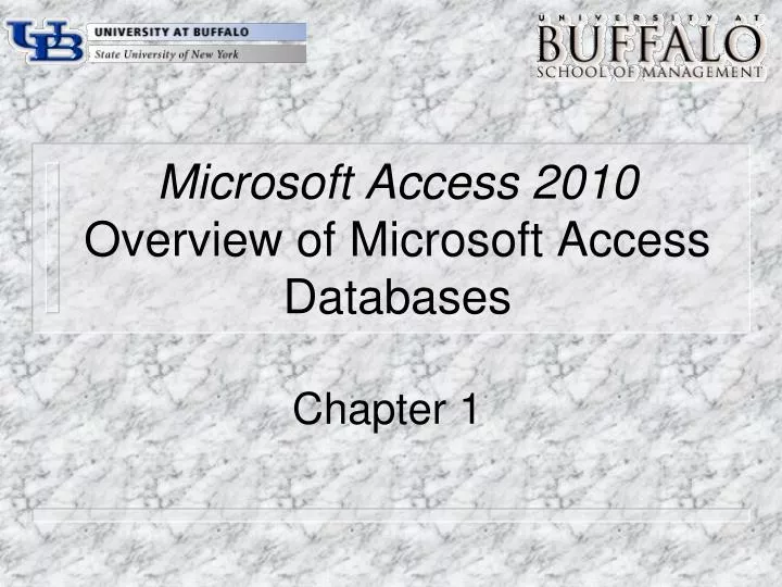 microsoft access 2010 overview of microsoft access databases