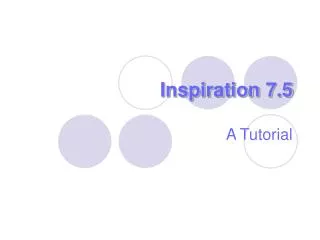 Inspiration 7.5