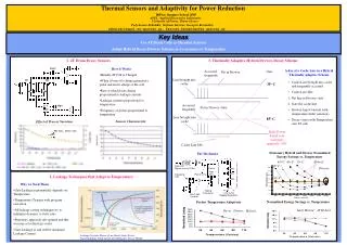 Thermal Sensors and Adaptivity for Power Reduction