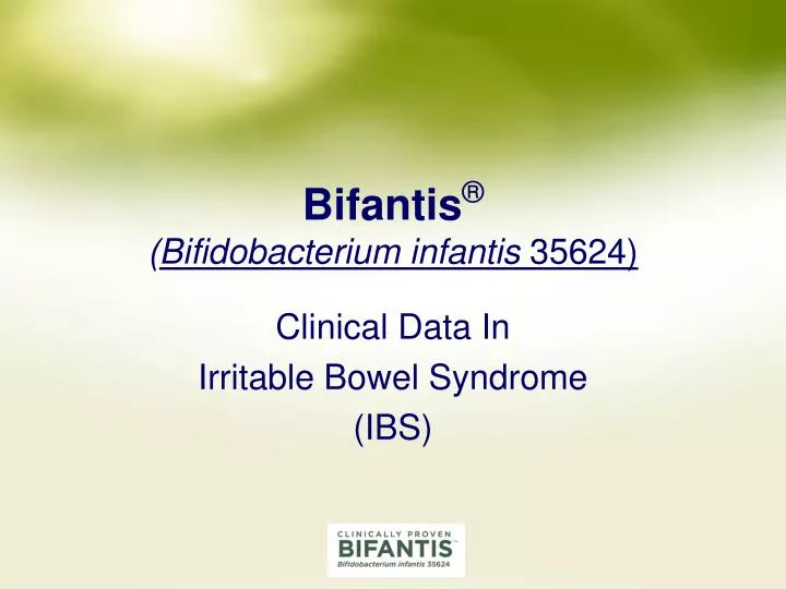 bifantis bifidobacterium infantis 35624