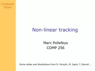 Non-linear tracking