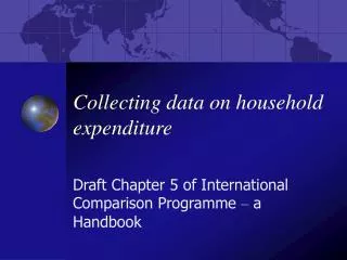 Collecting data on household expenditure