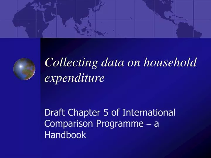 collecting data on household expenditure