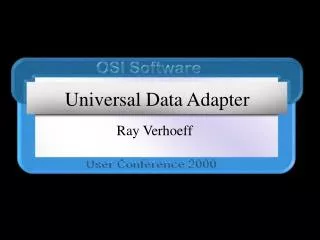 Universal Data Adapter