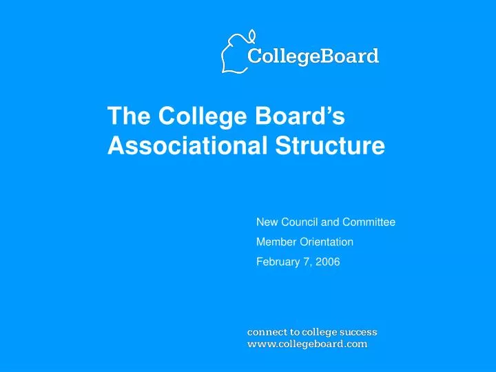 the college board s associational structure