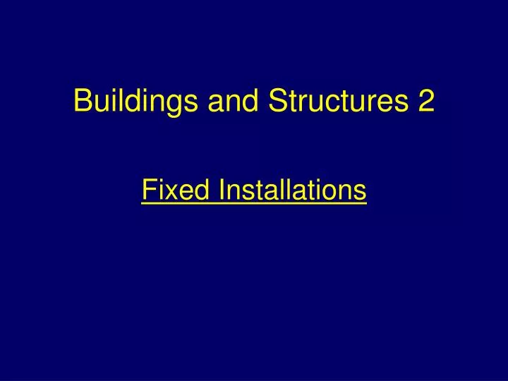 buildings and structures 2