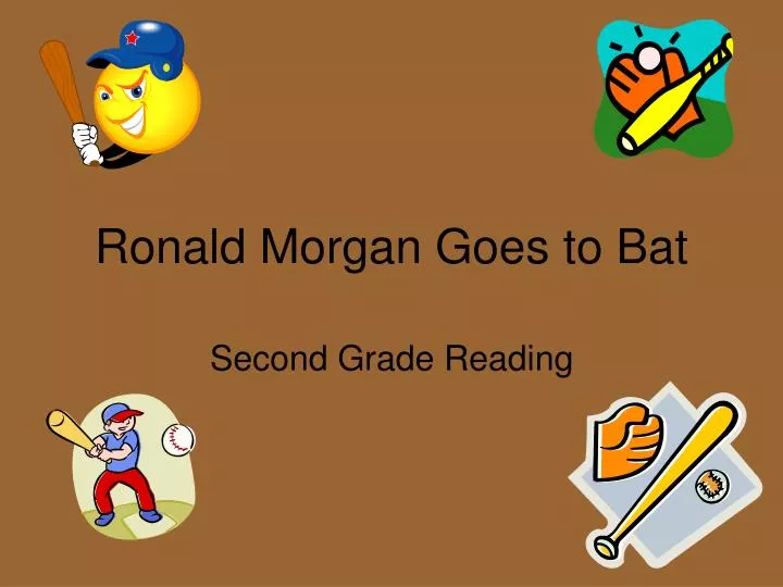 ronald morgan goes to bat