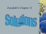 Zumdahl’s Chapter 11 - slide 1