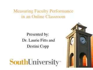 Measuring Faculty Performance in an Online Classroom