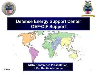 Defense Energy Support Center OEF/OIF Support