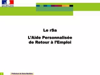 le rsa l aide personnalis e de retour l emploi