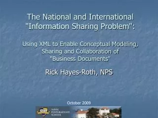 Rick Hayes-Roth, NPS