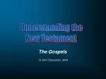 The Gospels - slide 1
