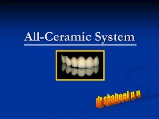 All-Ceramic System