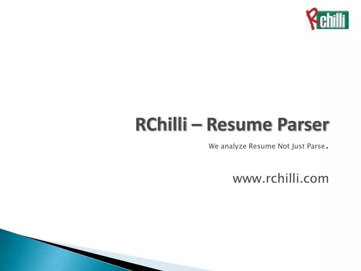 rchilli resume parser we analyze resume not just parse www rchilli com