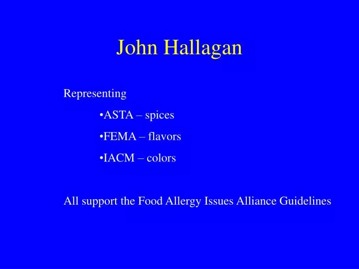 john hallagan