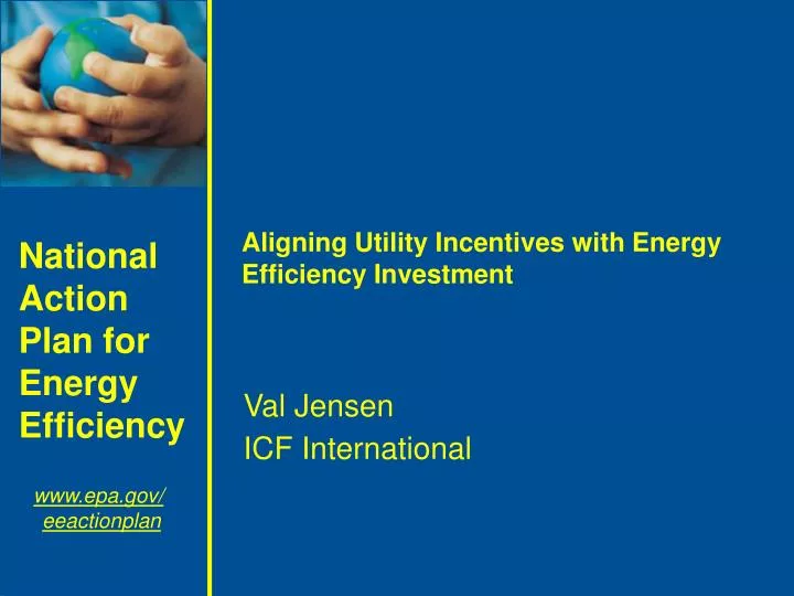 aligning utility incentives with energy efficiency investment