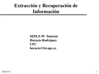 extracci n y recuperaci n de informaci n