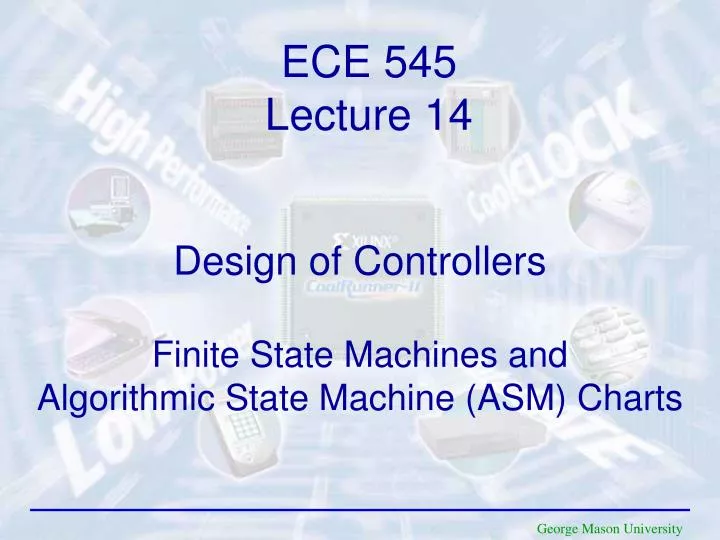design of controllers finite state machines and algorithmic state machine asm charts