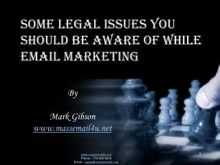 SOME LEGAL ISSUES YOU SHOULD BE AWARE OF while email marketi