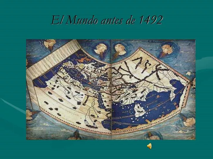 el mundo antes de 1492