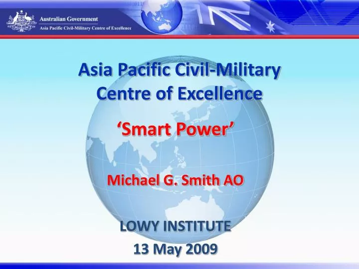 asia pacific civil military centre of excellence