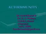 AUTOIMMUNITY - slide 1