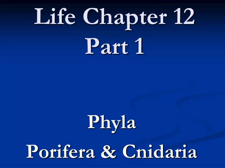 life chapter 12 part 1