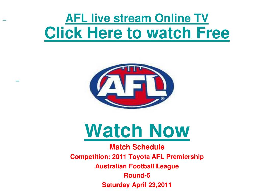 afl free live stream