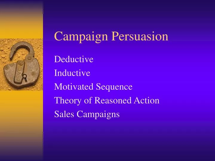 campaign persuasion