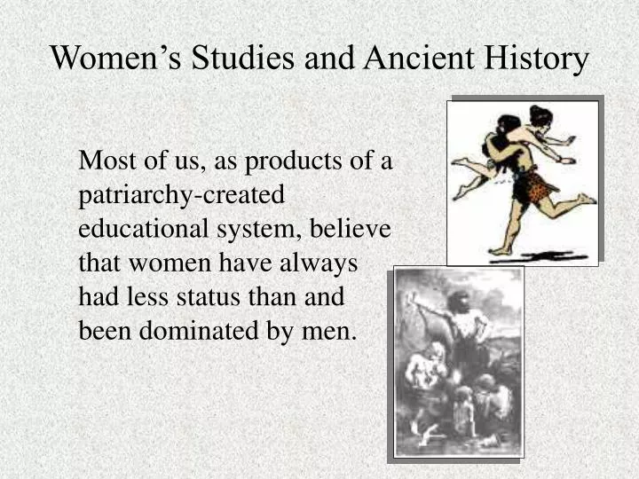 women s studies and ancient history