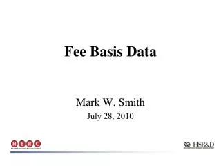 Fee Basis Data