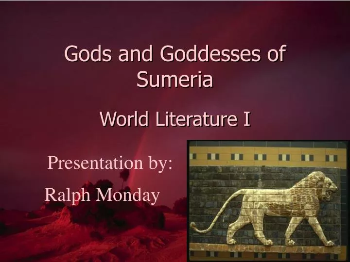 gods and goddesses of sumeria