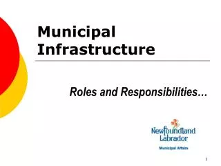 Municipal Infrastructure