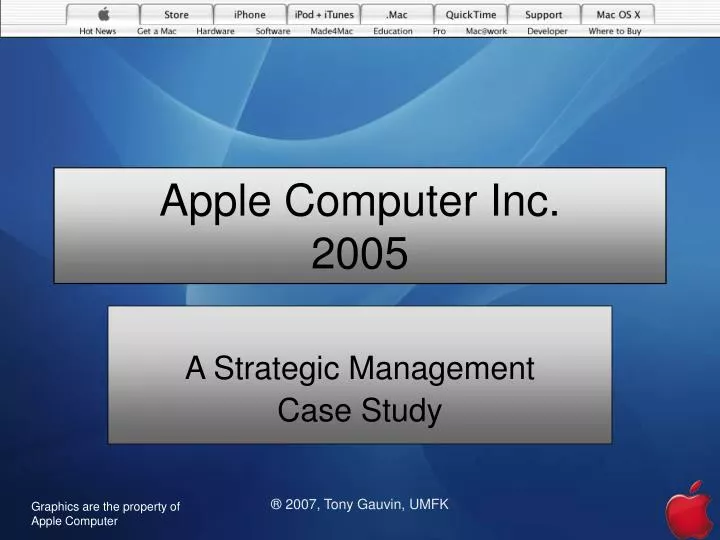 apple computer inc 2005