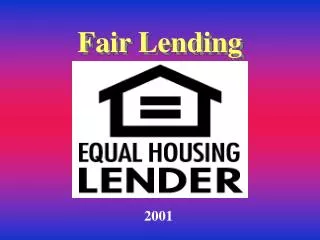 Fair Lending