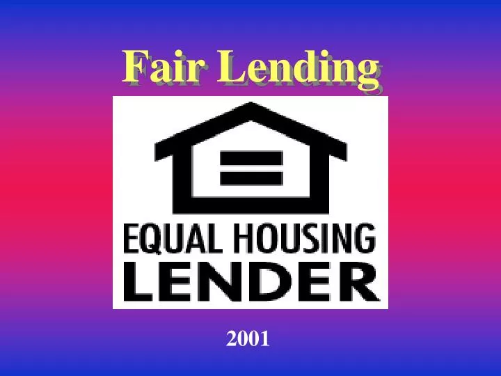 fair lending