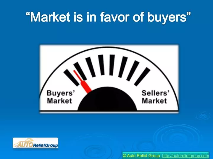 market is in favor of buyers