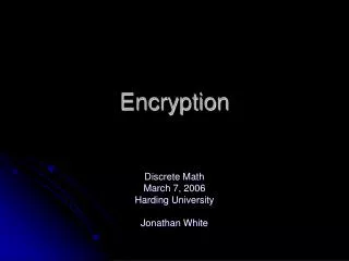 Encryption